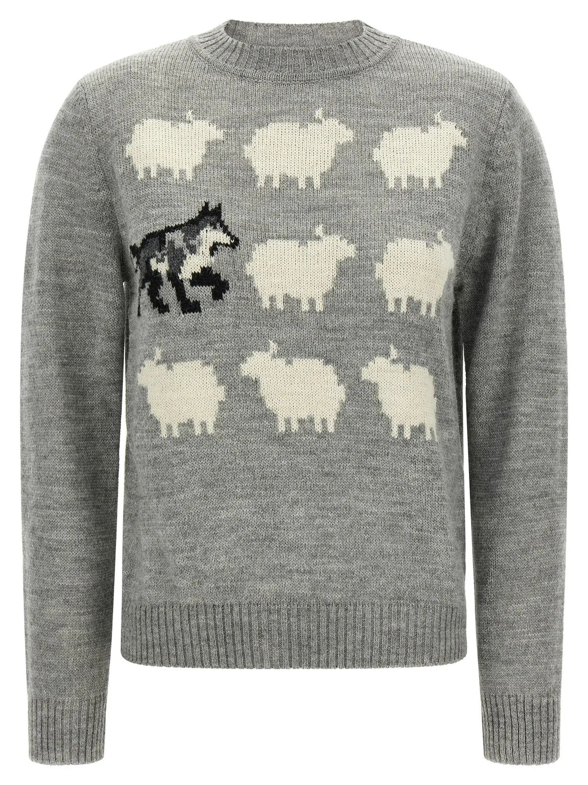 Max Mara Gray Acetate Cardigan