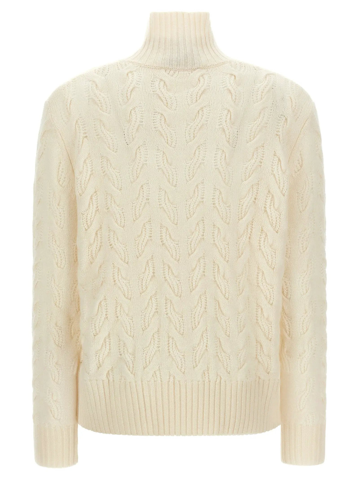 Max Mara White Wool Cardigan