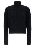 Max Mara Black Wool Cardigan