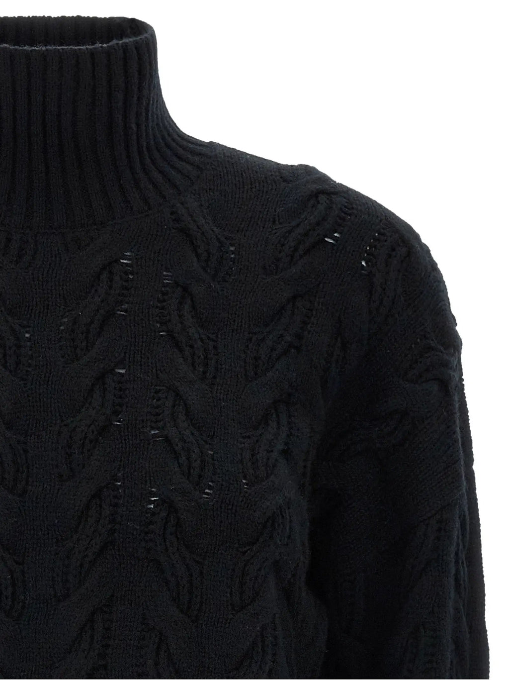 Max Mara Black Wool Cardigan