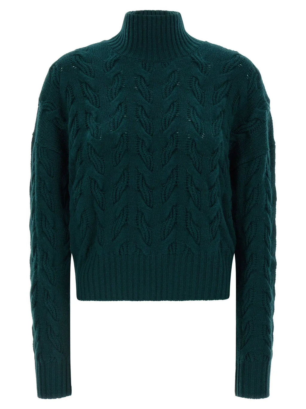 Max Mara Bicolor Wool Cardigan