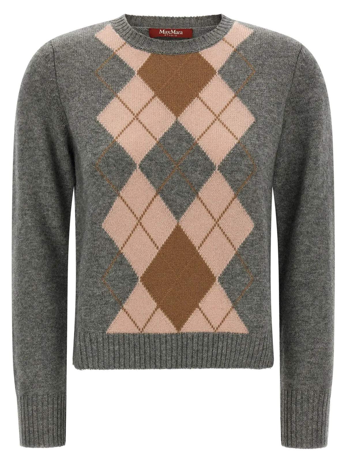 Max Mara Gray Wool Cardigan