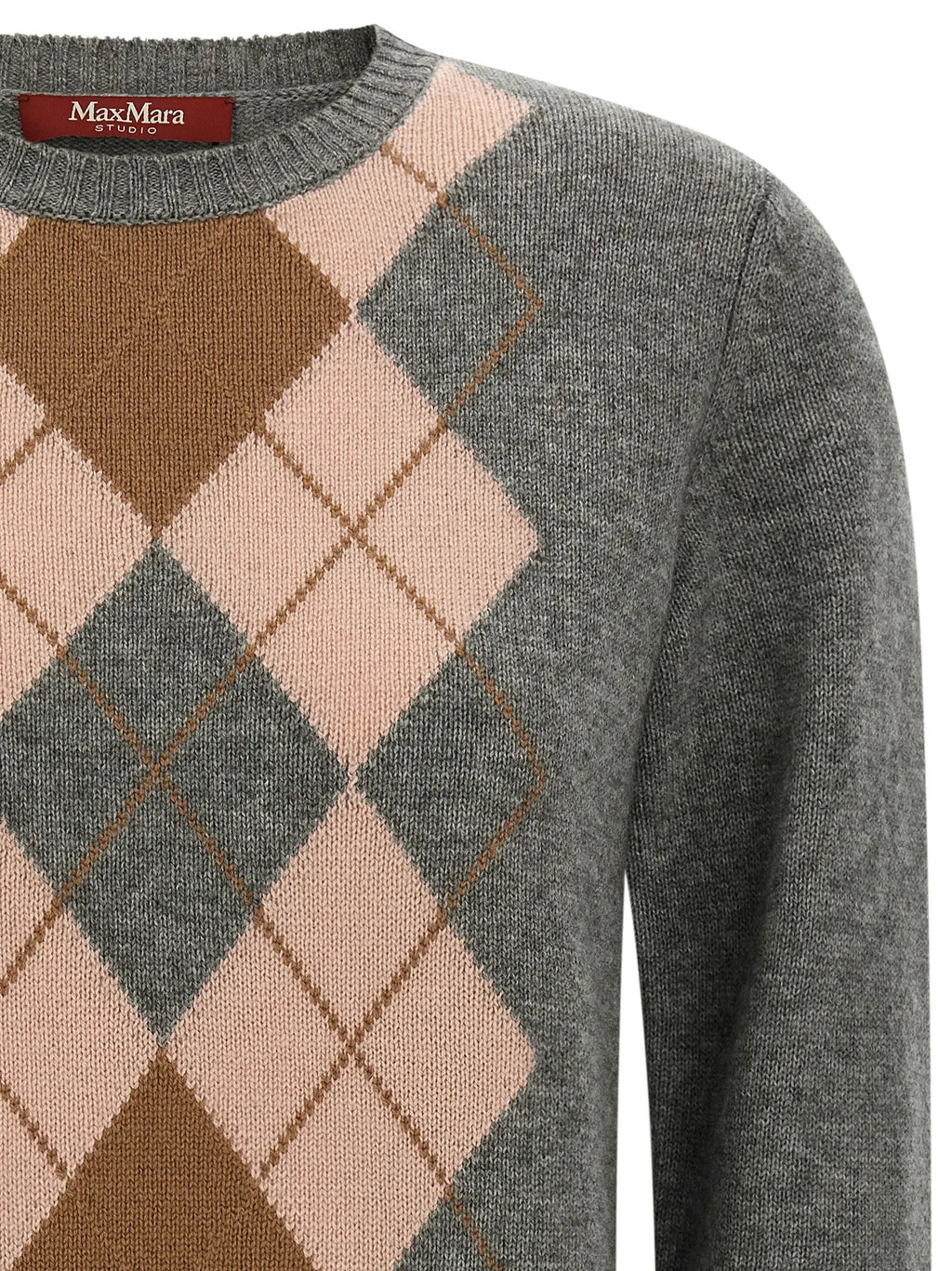 Max Mara Gray Wool Cardigan