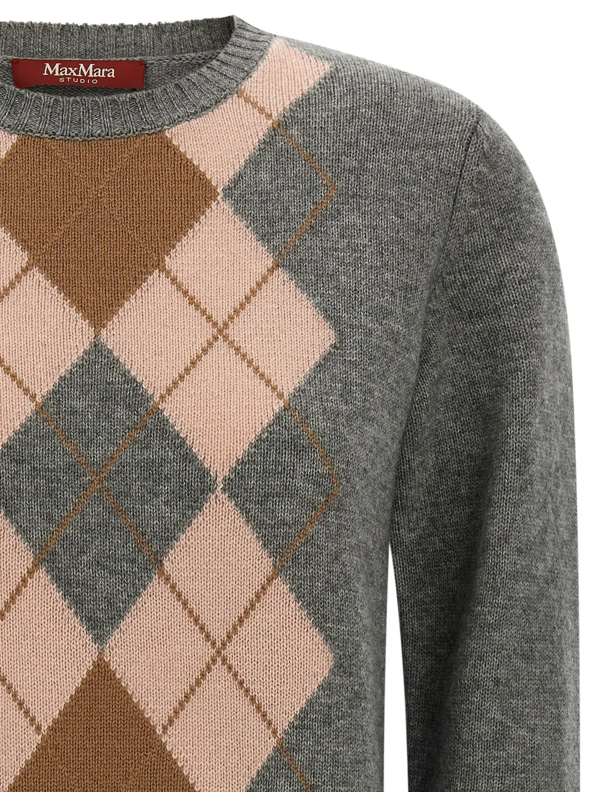 Max Mara Gray Wool Cardigan