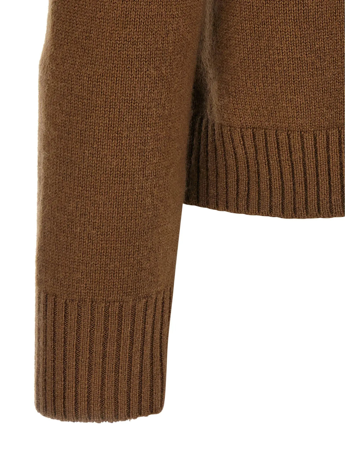 Max Mara Brown Wool Cardigan