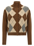 Max Mara Brown Wool Cardigan