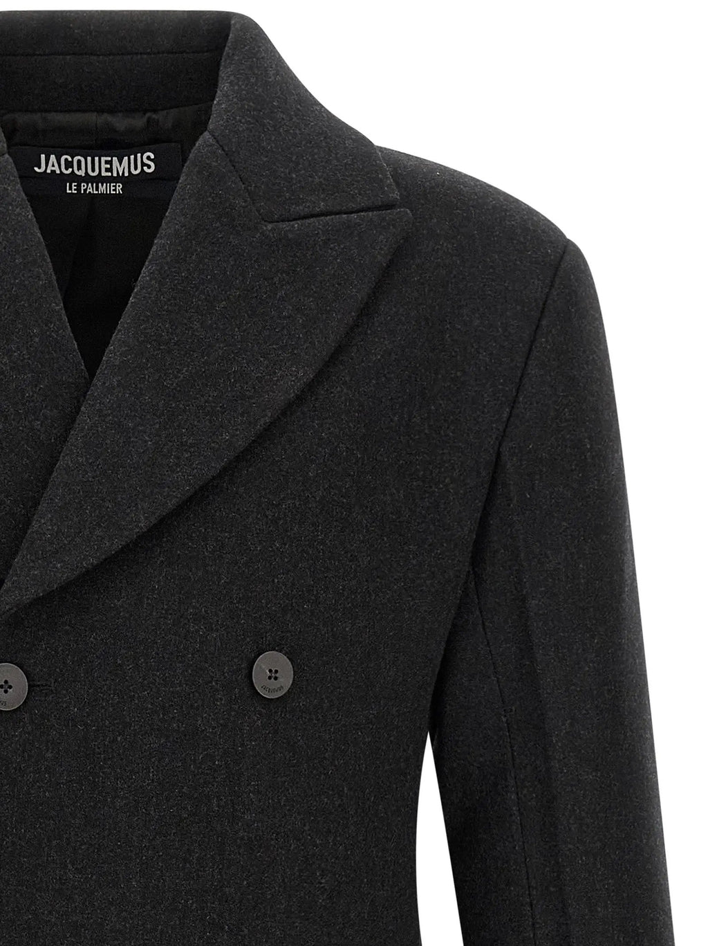 Jacquemus Gray Virgin Wool Coat