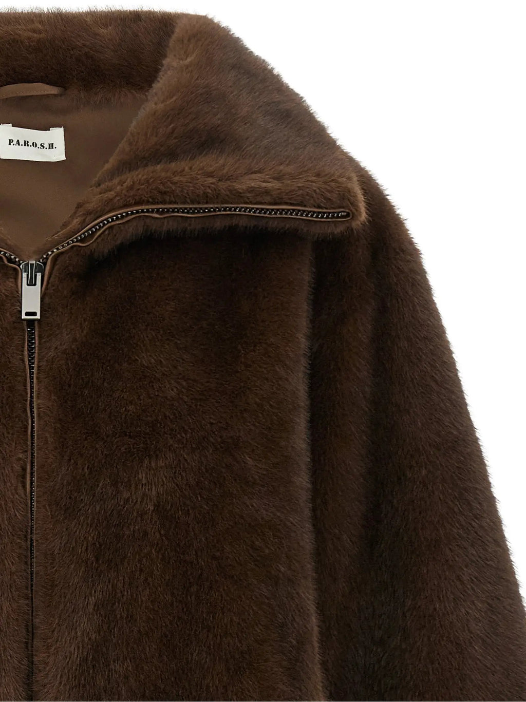 P.A.R.O.S.H. P.A.R.O.S.H. Brown Polyester Bomber