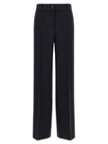 P.A.R.O.S.H. Black Virgin Wool Flared Pants