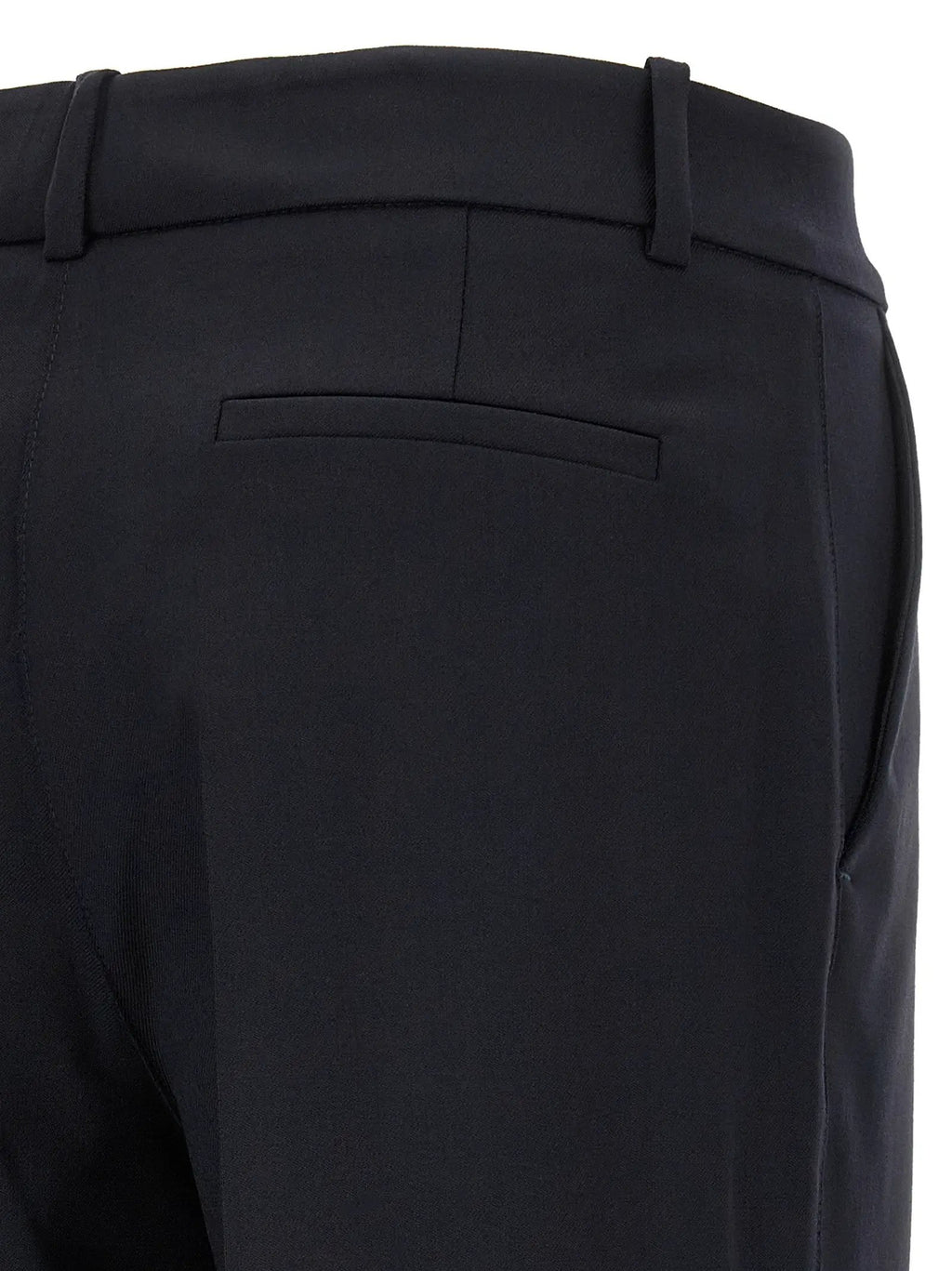 P.A.R.O.S.H. Black Virgin Wool Flared Pants