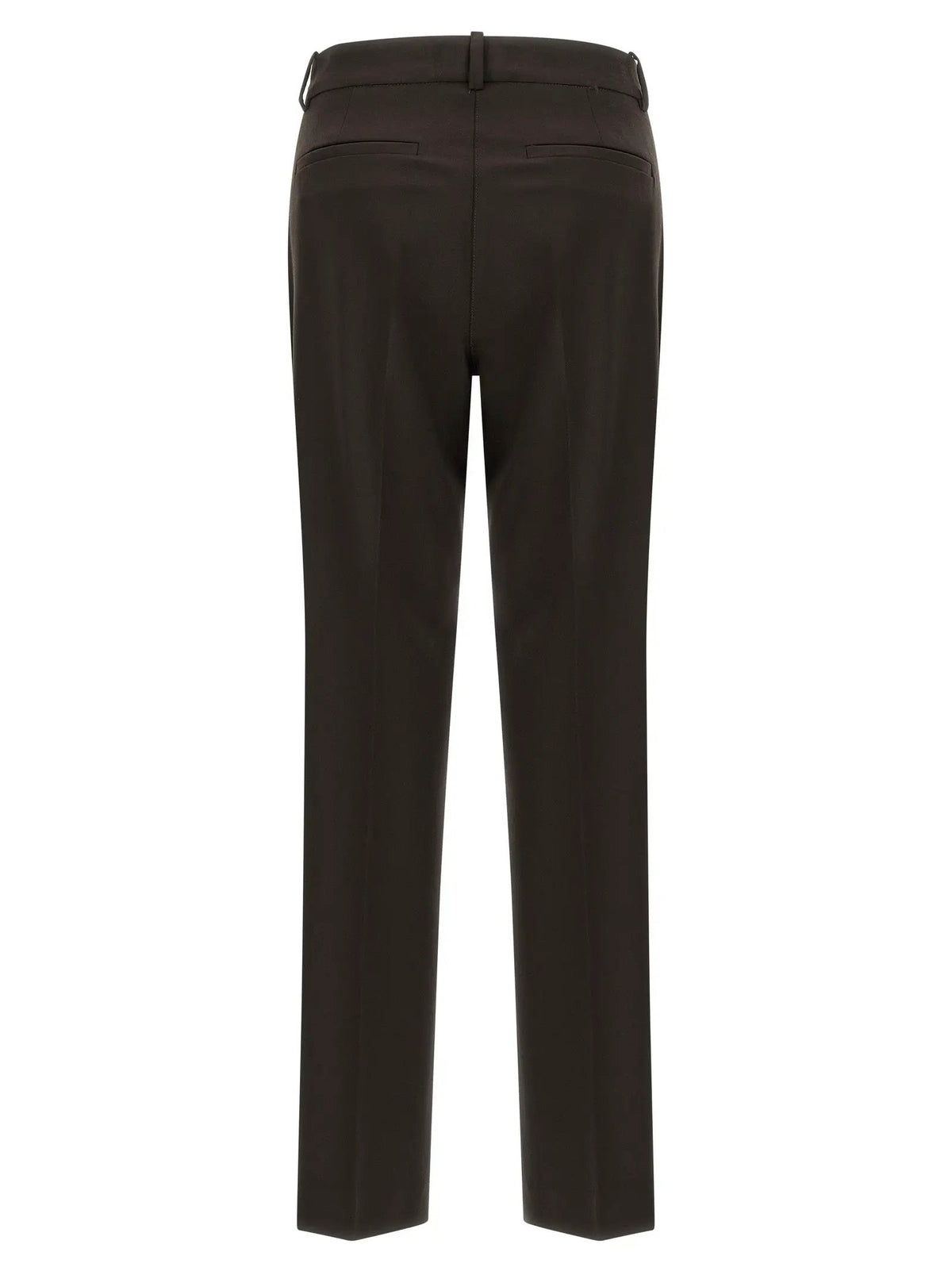 P.A.R.O.S.H. Brown Virgin Wool Dress Pants