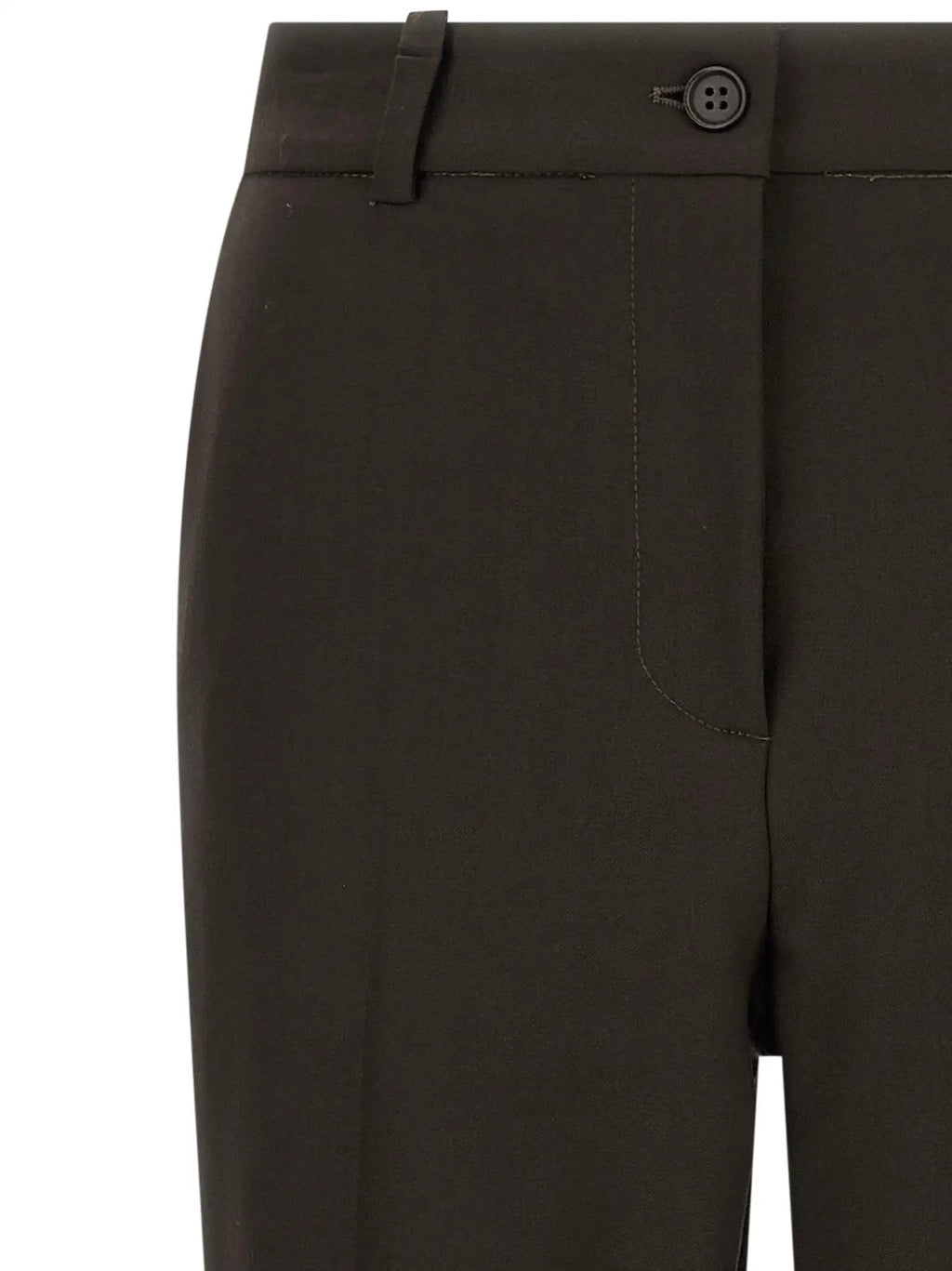 P.A.R.O.S.H. Brown Virgin Wool Dress Pants