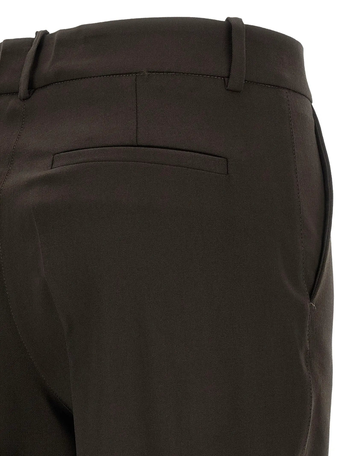 P.A.R.O.S.H. Brown Virgin Wool Dress Pants