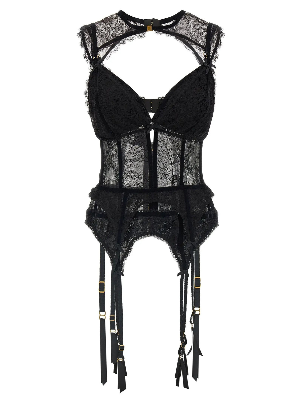 Zimmermann Black Polyamide Lingerie
