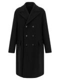 Fendi Black Virgin Wool Coat