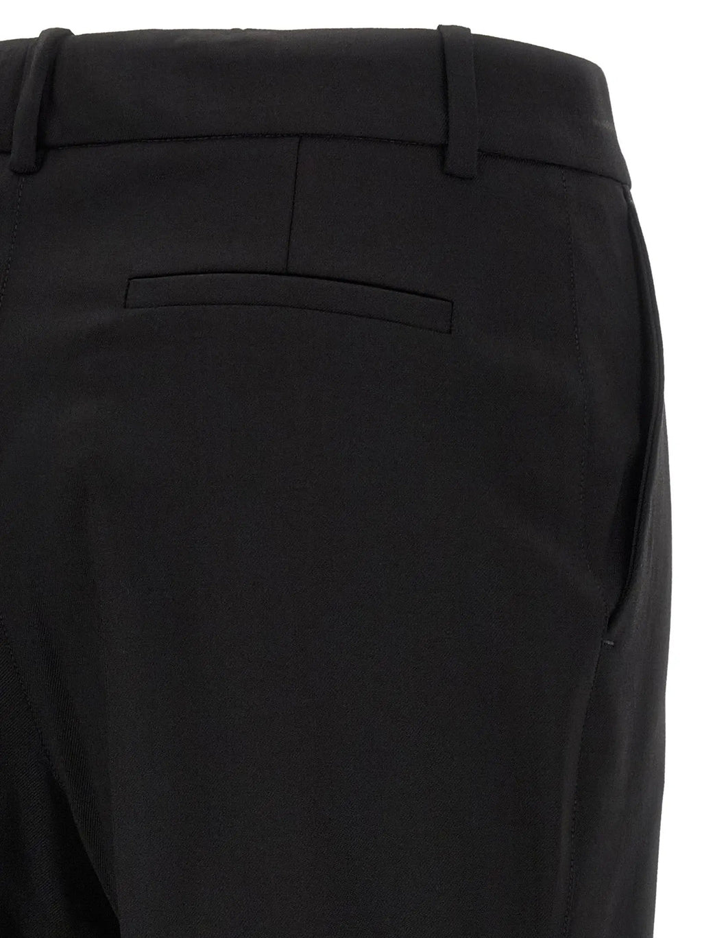 P.A.R.O.S.H. Black Virgin Wool Dress Pants