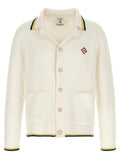Casablanca White Cotton Cardigan