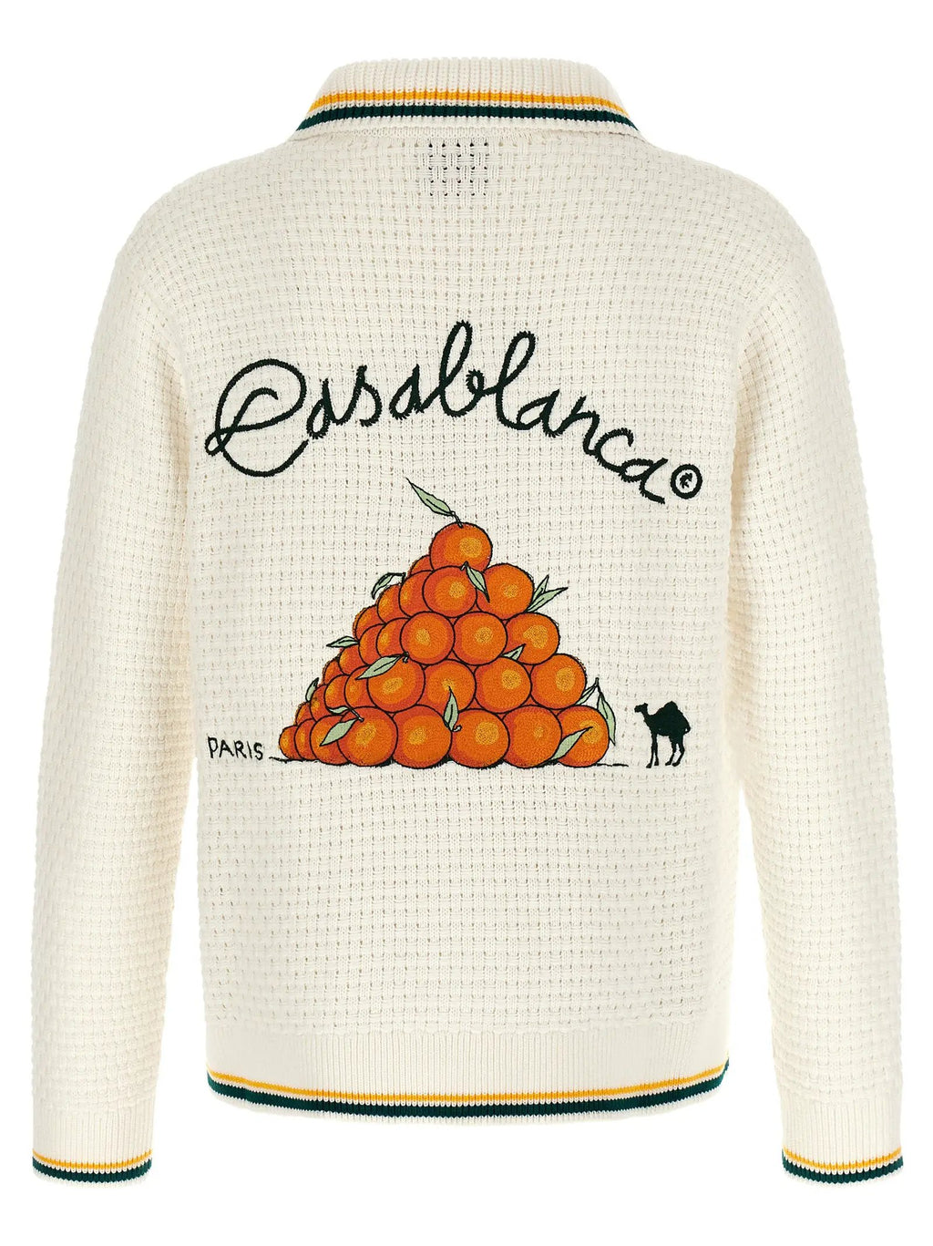 Casablanca White Cotton Cardigan