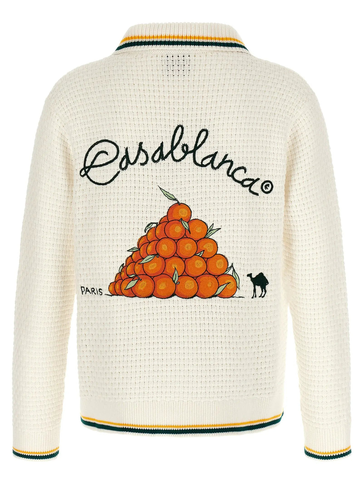 Casablanca White Cotton Cardigan