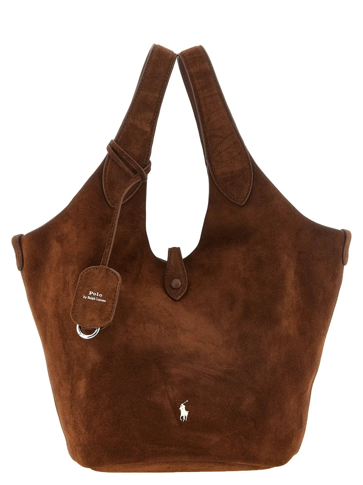 Polo Ralph Lauren Brown Cowhide Tote Bag