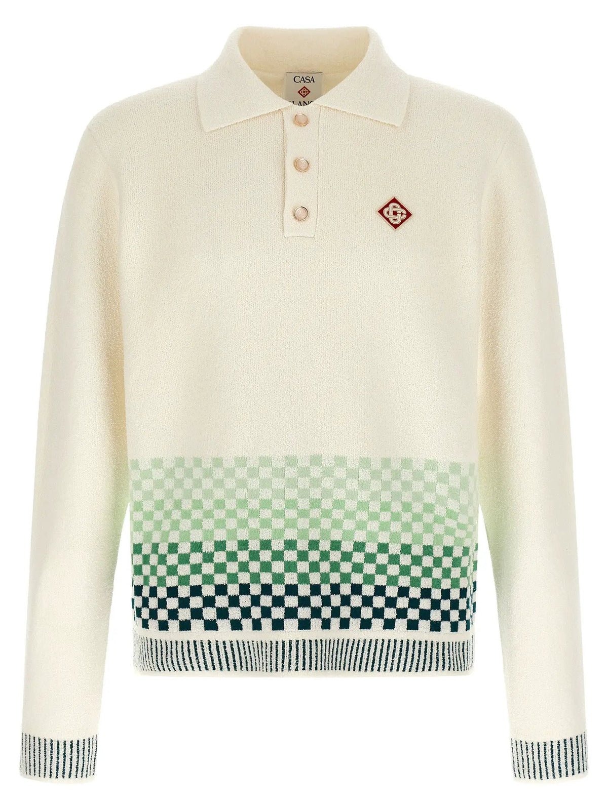 Casablanca Bicolor Cotton Polo Shirt