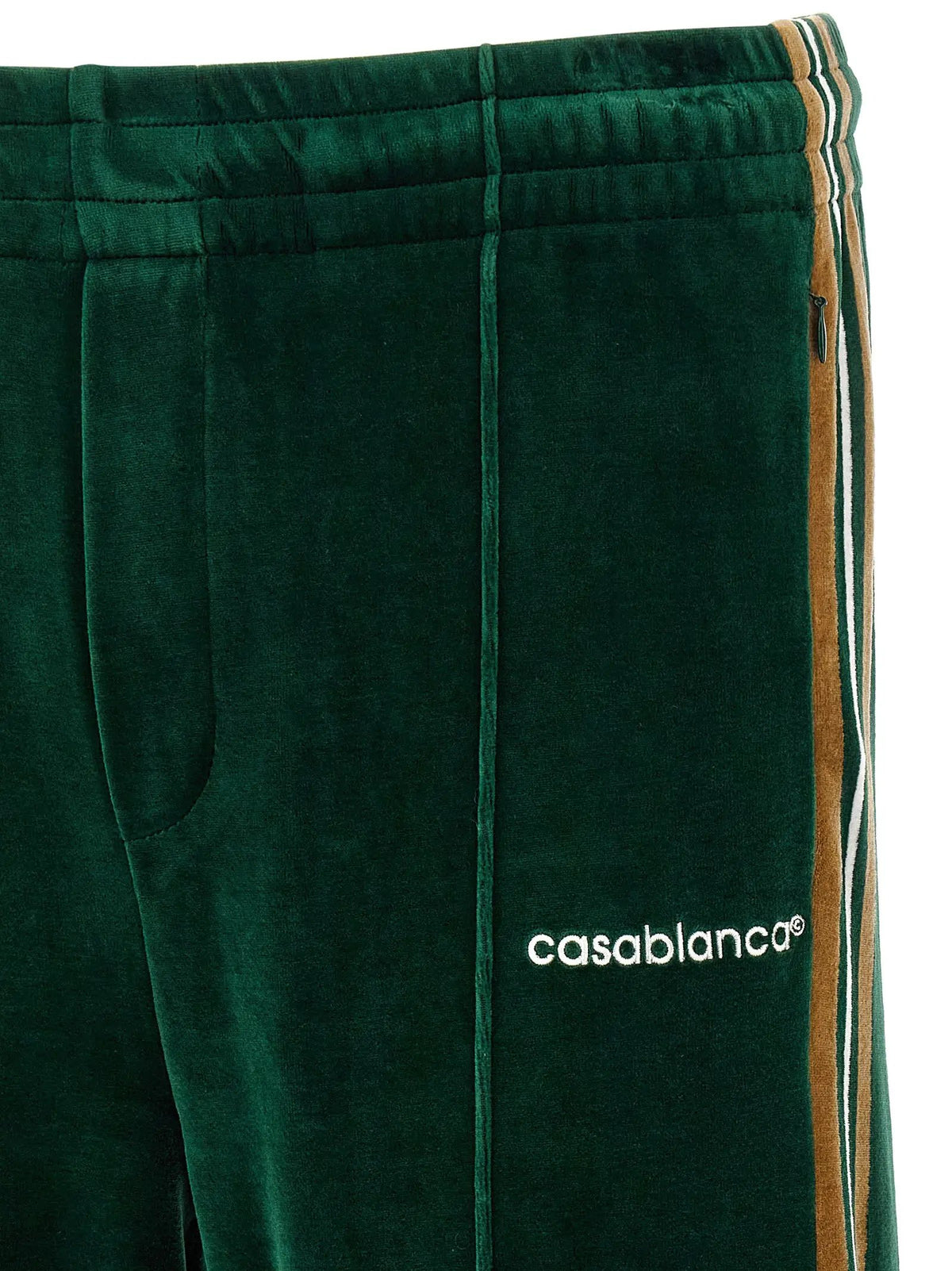 Casablanca Bicolor Cotton Casual Pants