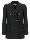 Elisabetta Franchi Black Virgin Wool Blazer