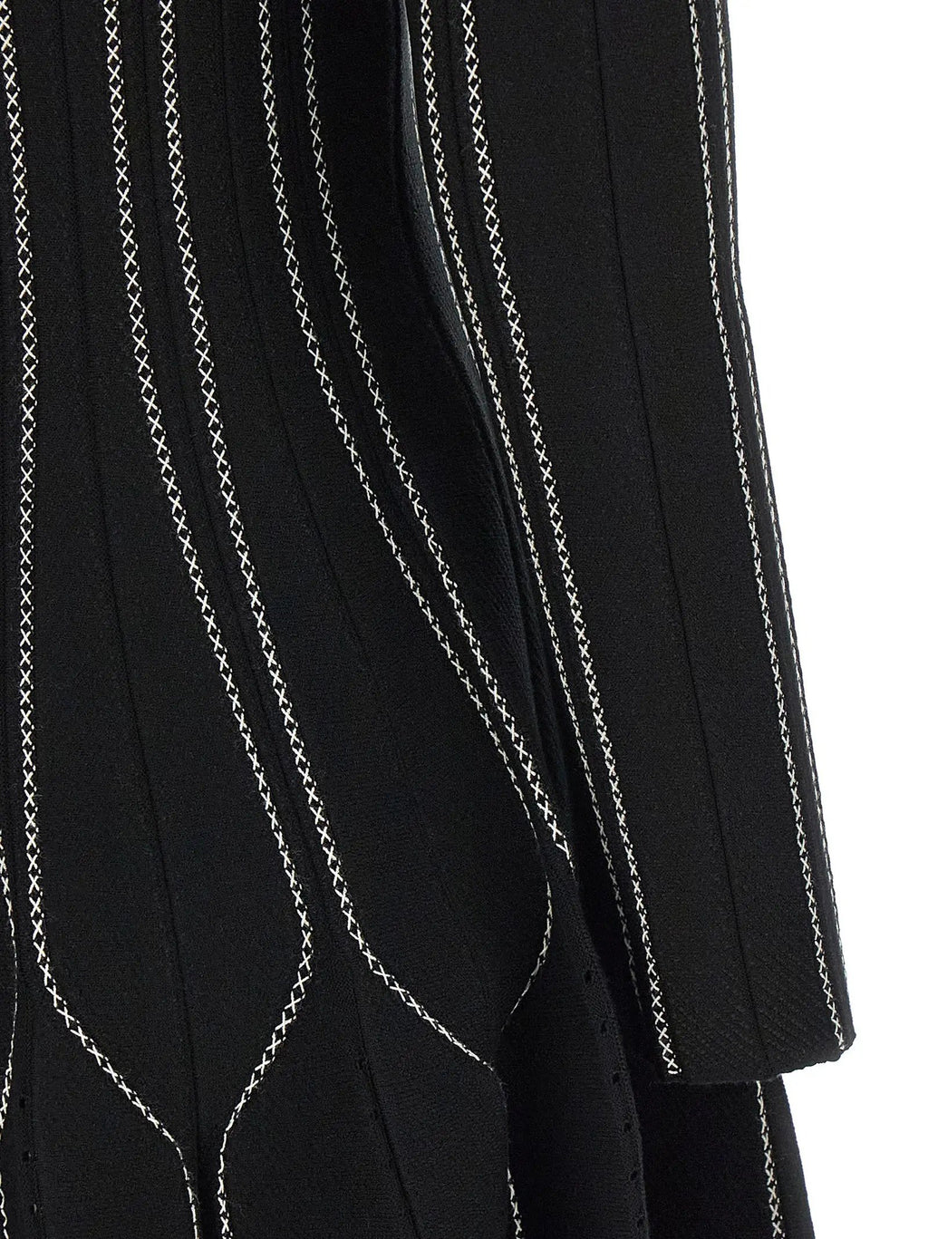 Elisabetta Franchi Black Viscose Short Dress