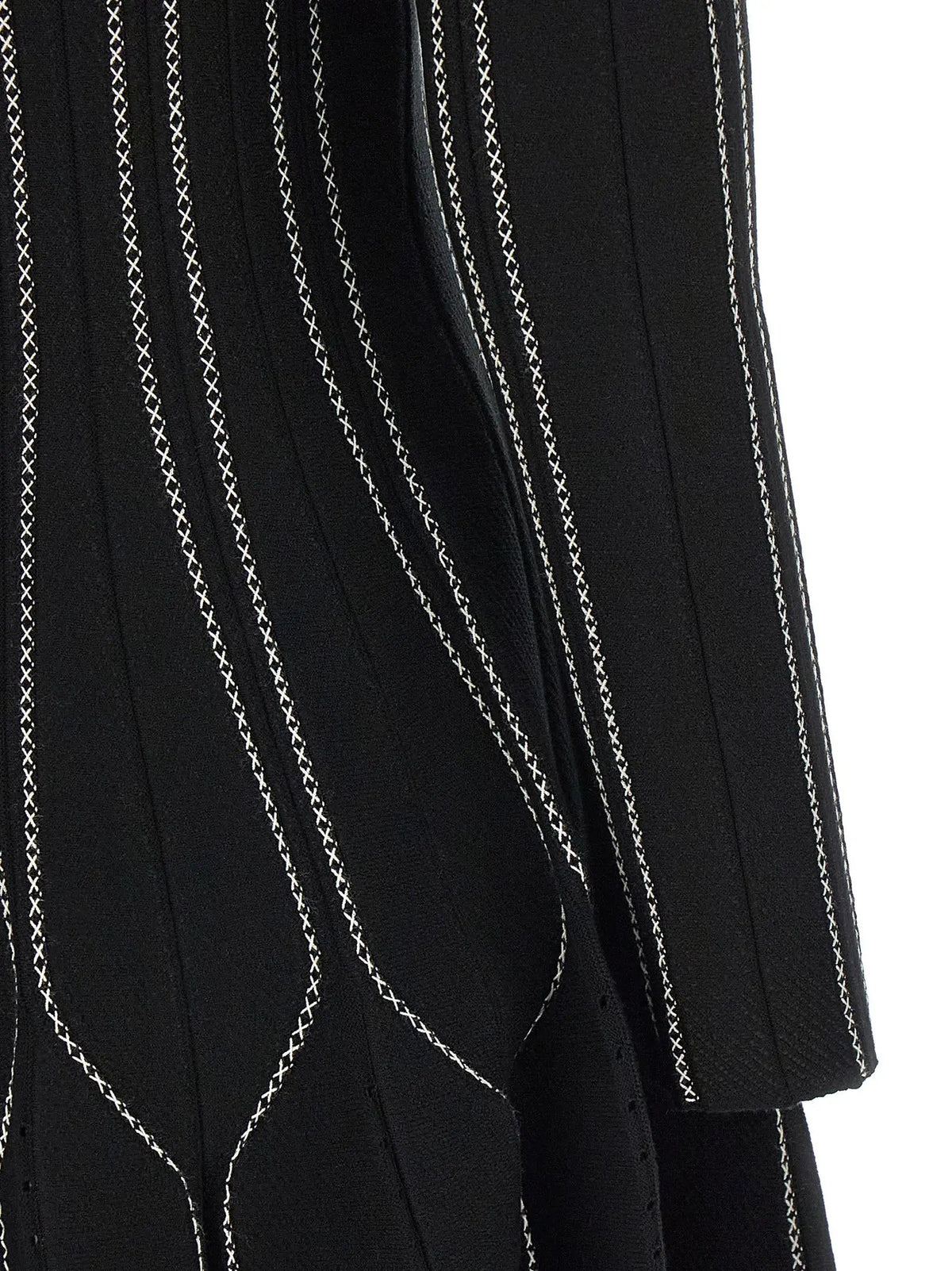 Elisabetta Franchi Black Viscose Short Dress