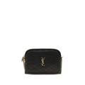 Saint Laurent Saint Laurent Black Calf Leather Bos Taurus Shoulder Bag