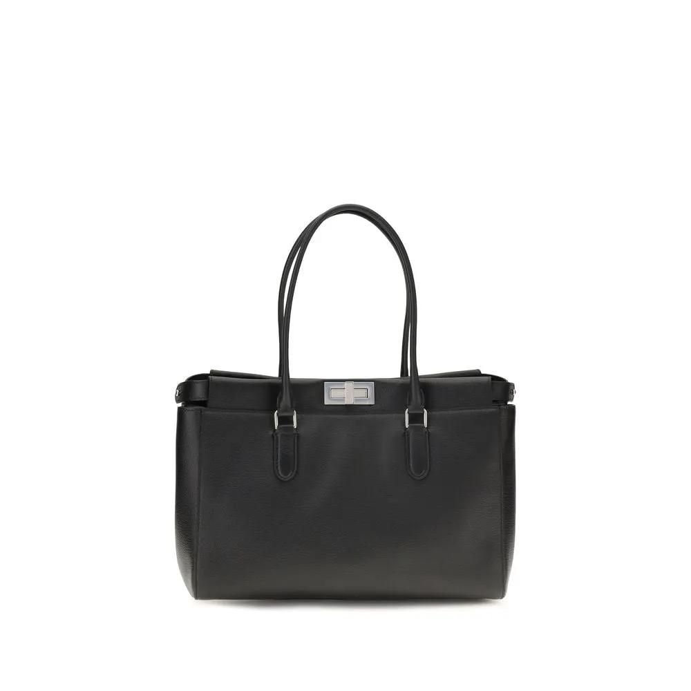 Fendi Fendi Black Calf Leather Bos Taurus Shoulder Bag