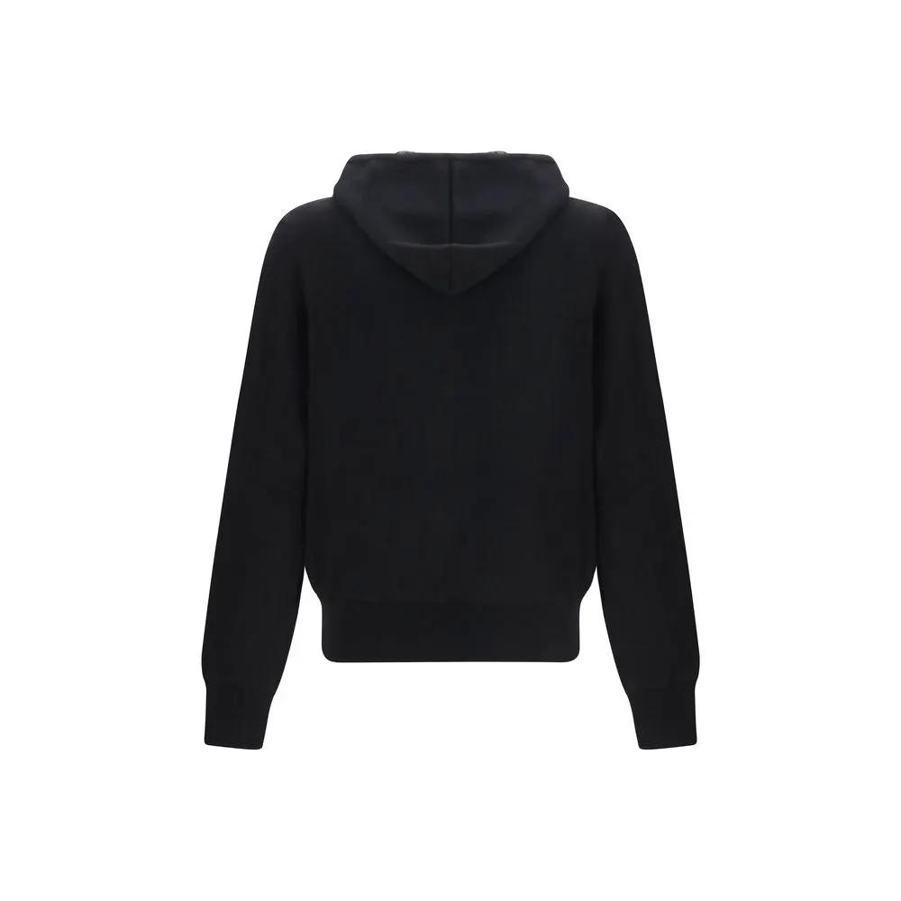 Fendi Black Cashmere Hoodie
