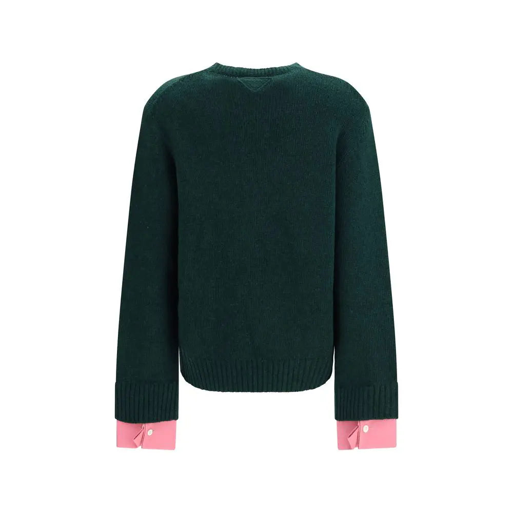 Prada Prada Bicolor Wool Oves Aries Sweatshirt