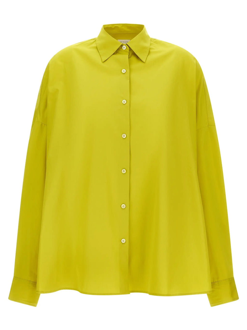 Dries Van Noten Bicolor Cotton Blouse