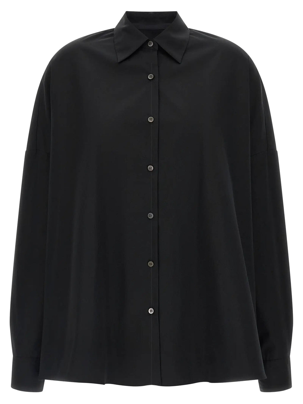 Dries Van Noten Black Cotton Blouse