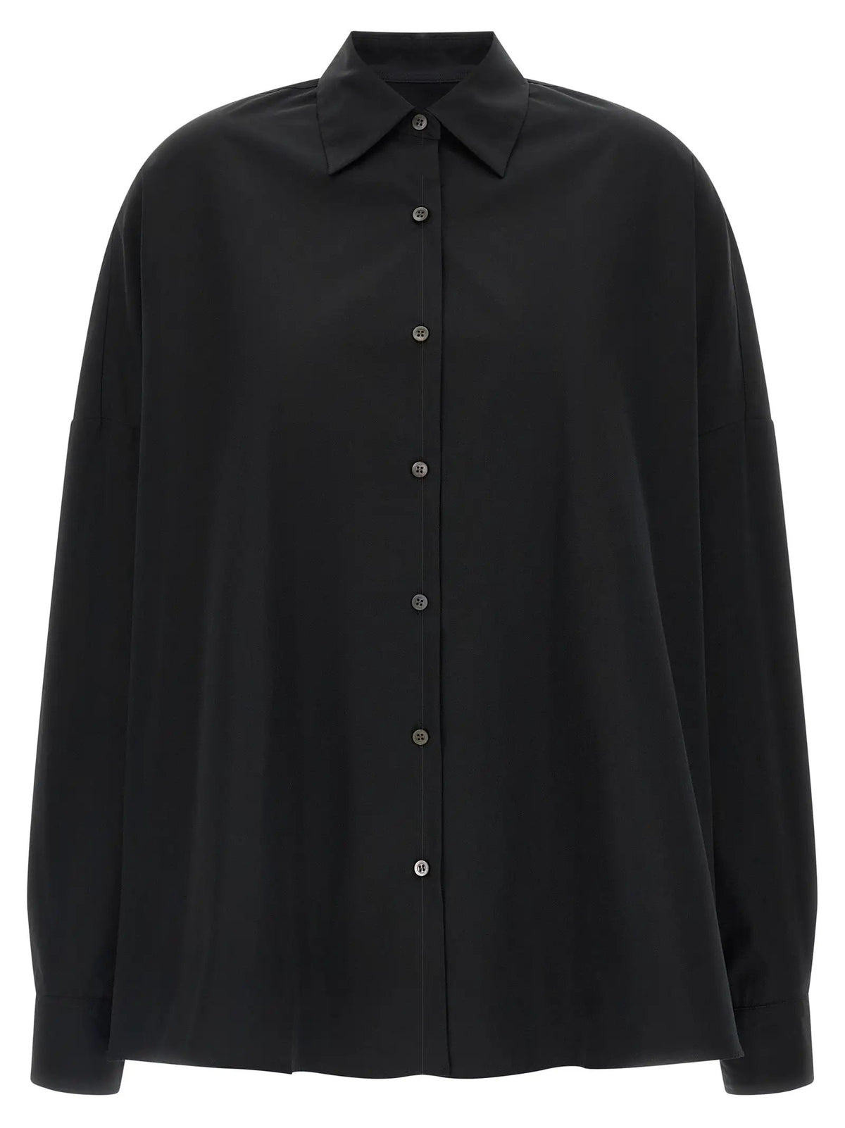 Dries Van Noten Black Cotton Blouse