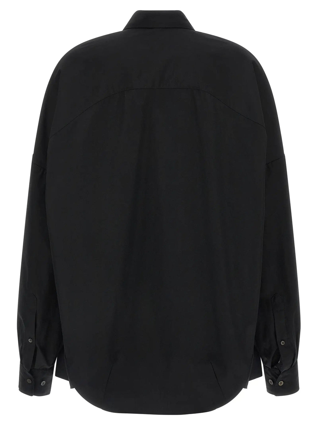 Dries Van Noten Black Cotton Blouse