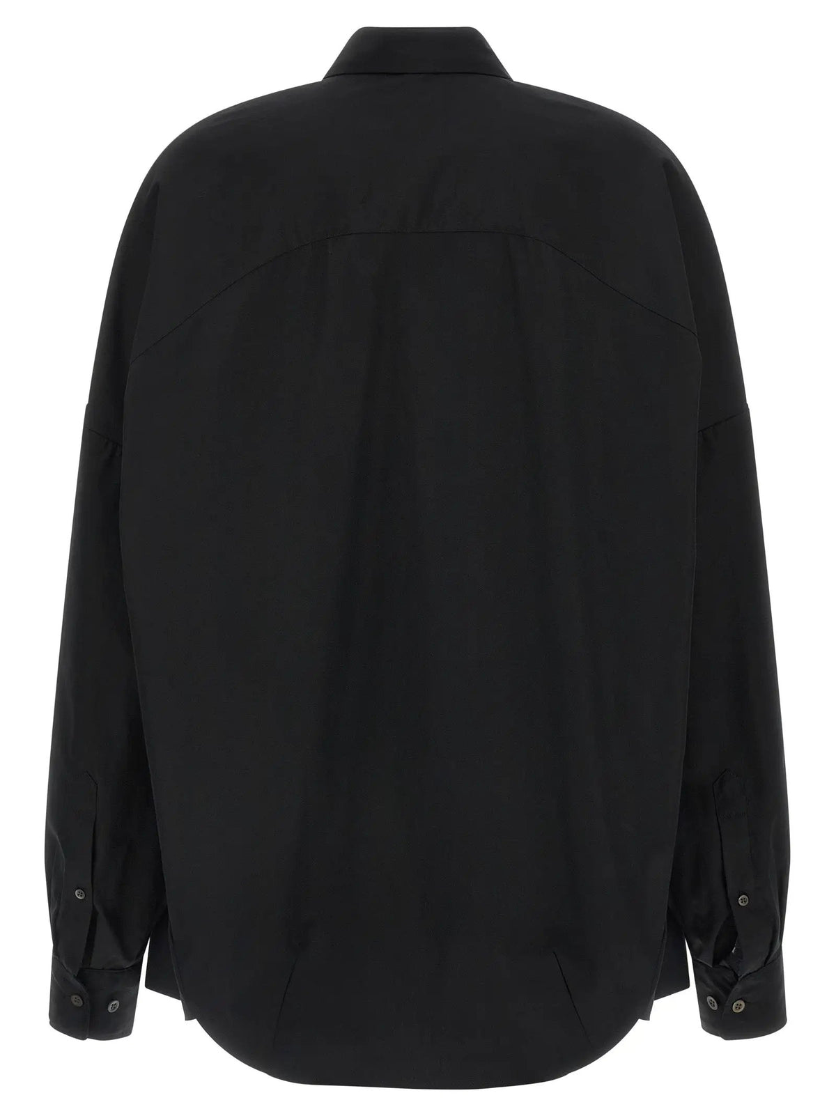 Dries Van Noten Black Cotton Blouse