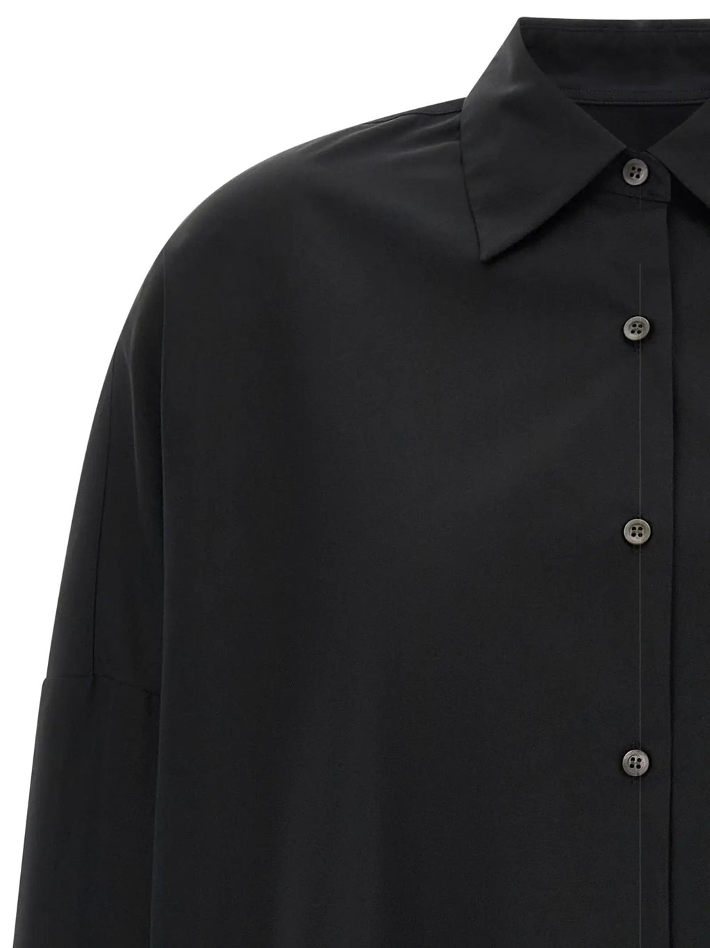 Dries Van Noten Black Cotton Blouse