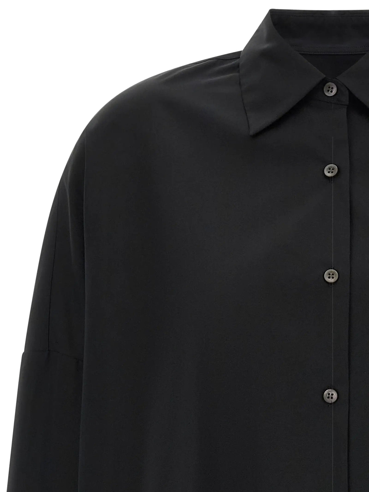 Dries Van Noten Black Cotton Blouse