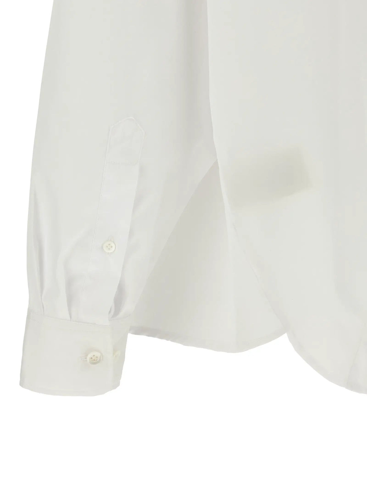 Dries Van Noten White Cotton Blouse