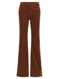 Mother Denim Brown Cotton Flared Pants
