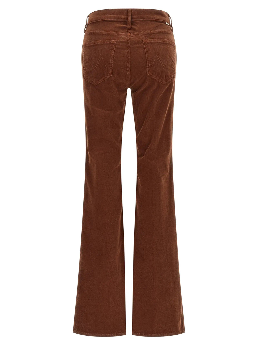 Mother Denim Brown Cotton Flared Pants