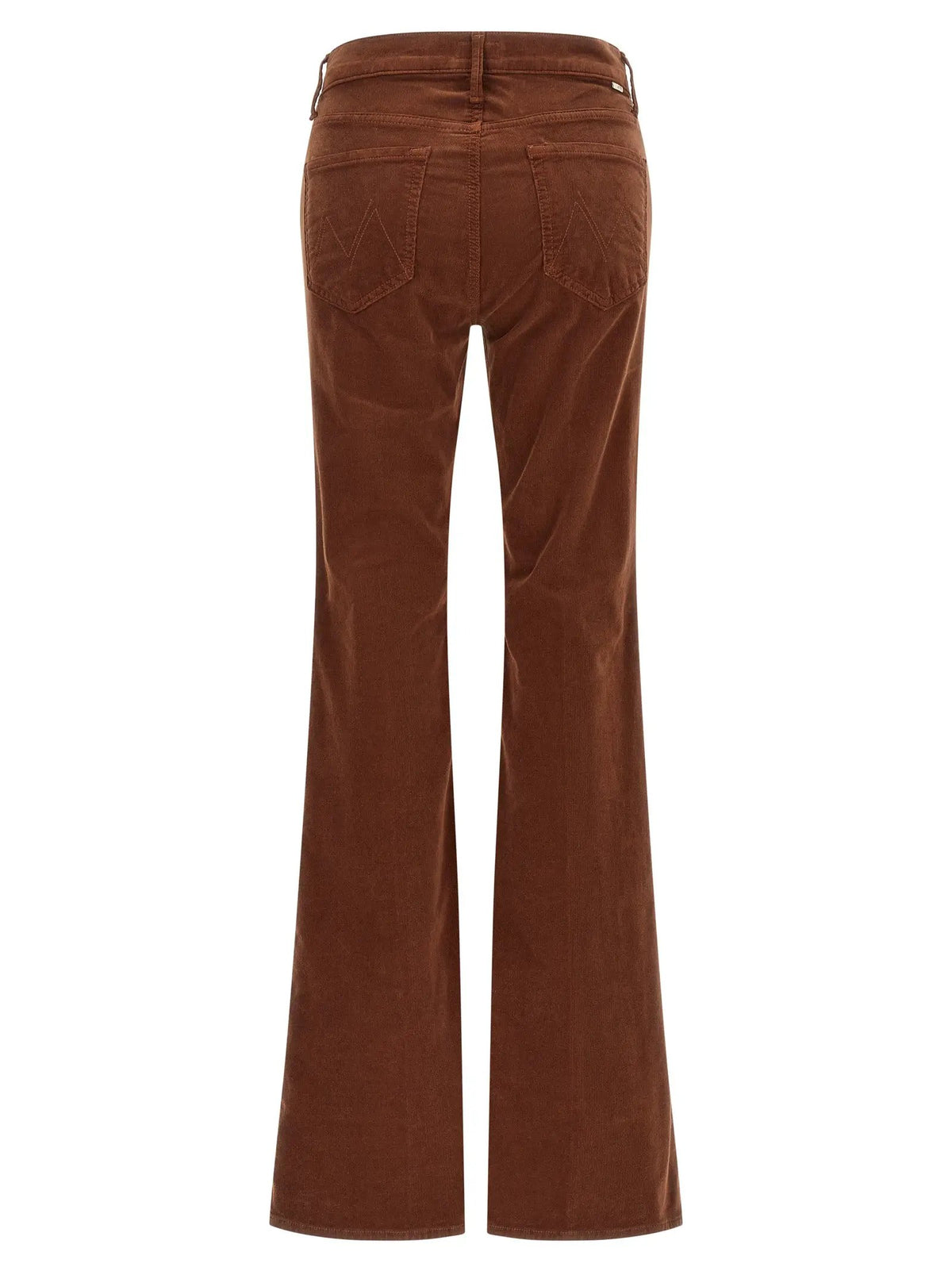 Mother Denim Brown Cotton Flared Pants