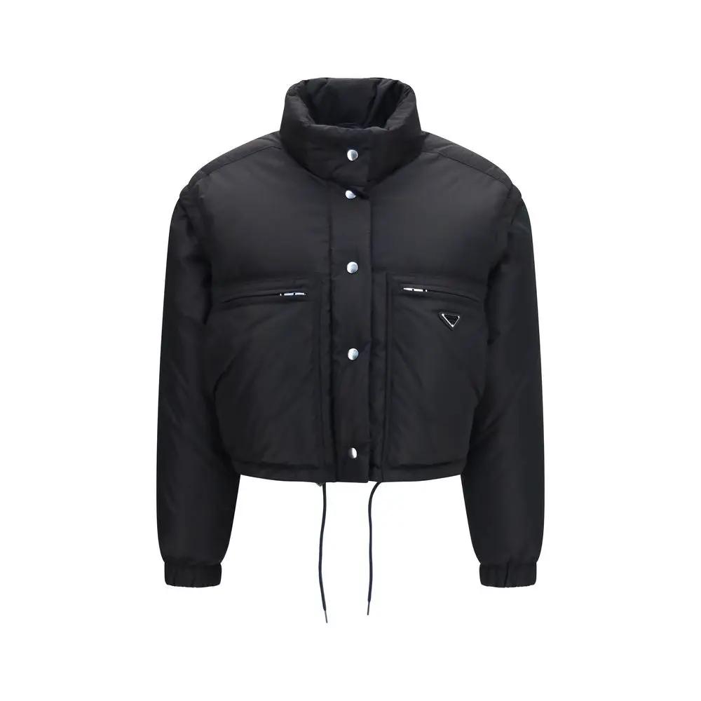 Prada Black Goose Down Full-Length Jacket