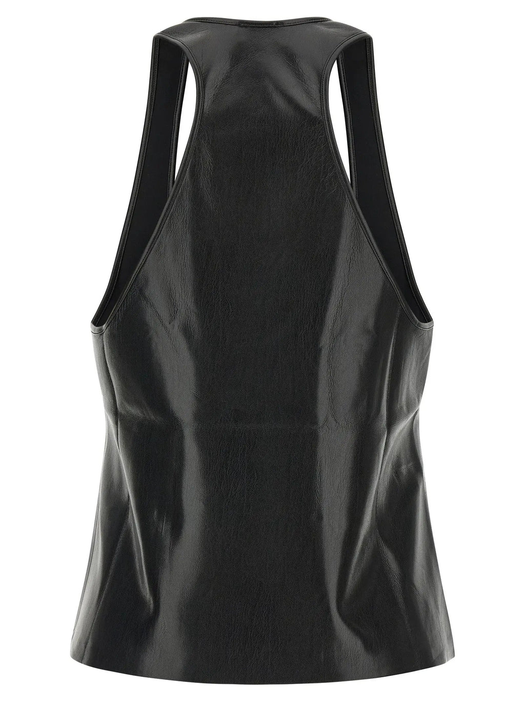 The Andamane The Andamane Black Polyester Sleeveles T-Shirt
