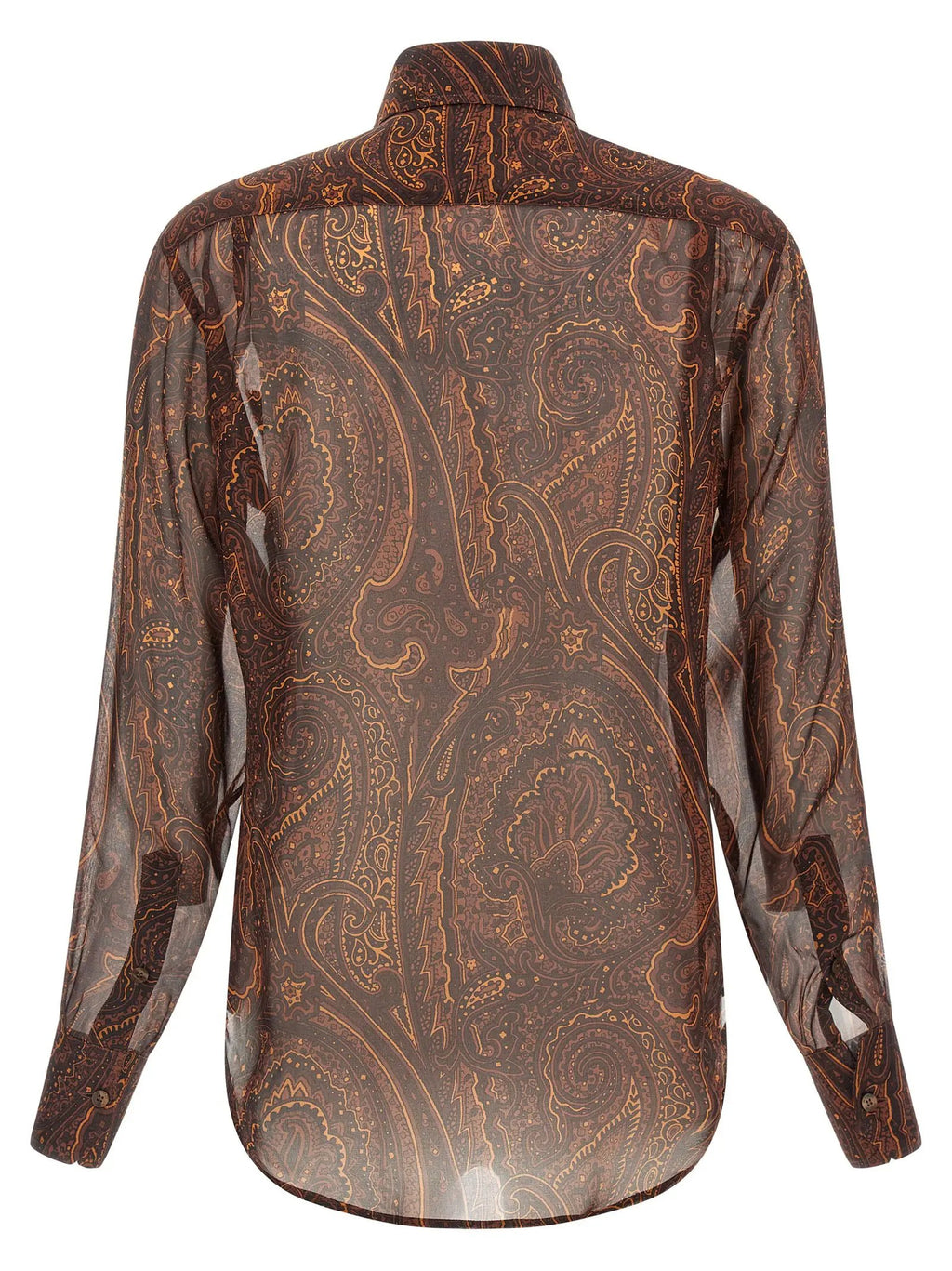 Etro Etro Brown Silk Blouse