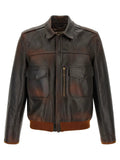 Golden Goose Golden Goose Brown Cowhide Leather Jacket