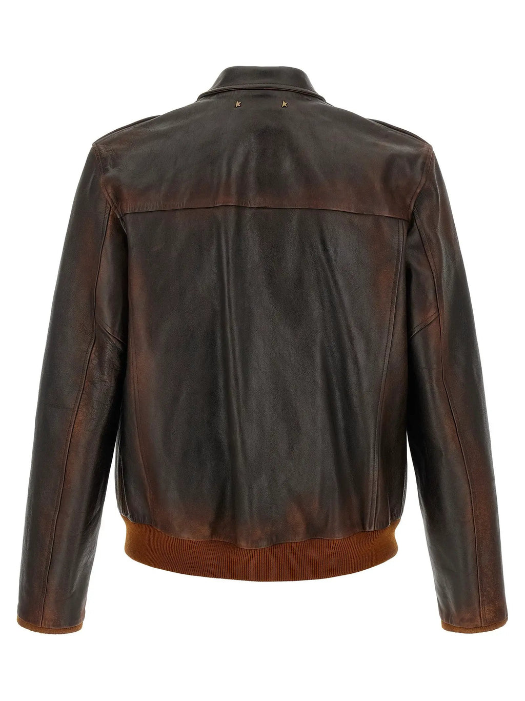Golden Goose Golden Goose Brown Cowhide Leather Jacket