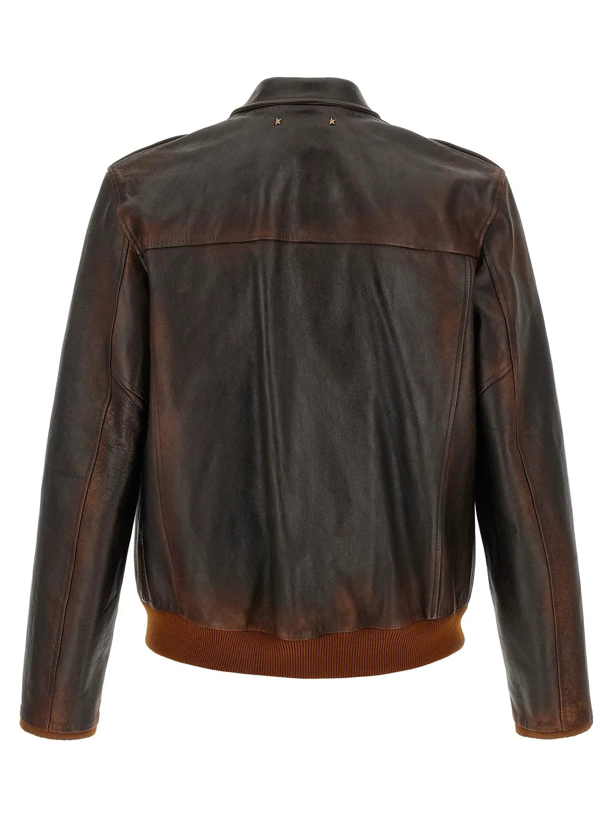 Golden Goose Golden Goose Brown Cowhide Leather Jacket